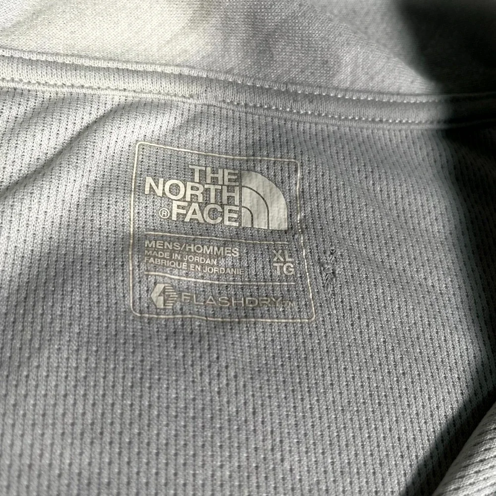The‎ North Face FlashDry Performance Polo Shirt Mens XL Gray Collared Golf